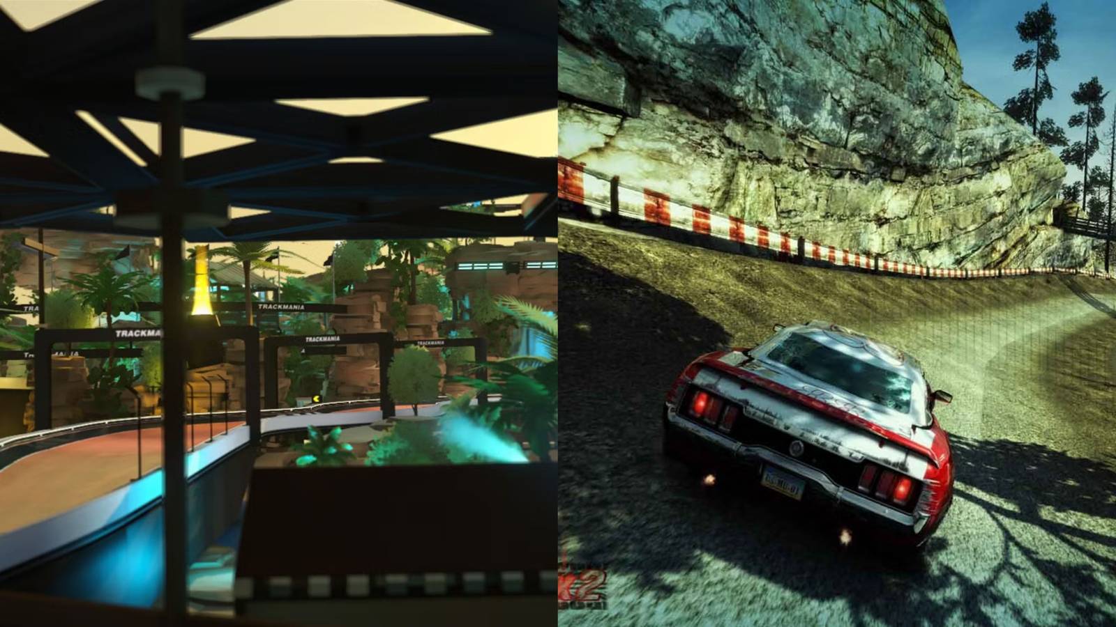 Trackmania and Burnout Paradise Remastered