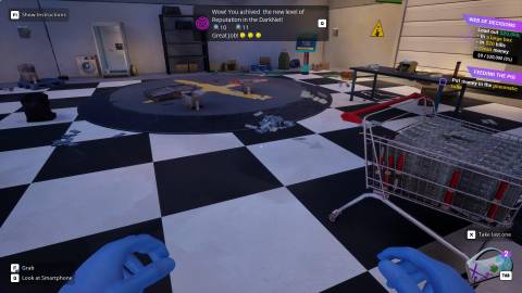 Shopping Trolley in Cash Cleaner Simulator