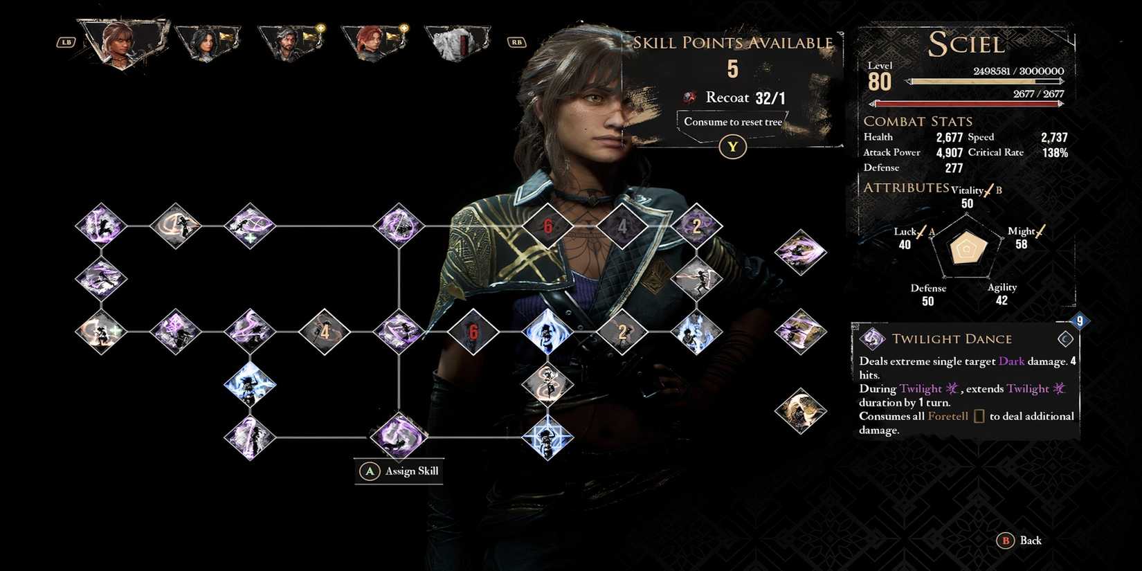 Twilight Dance skill in Clair Obscur Expedition 33