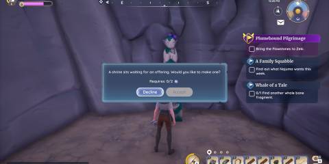 Image of the required offering for an Umbraan Shrine in Palia