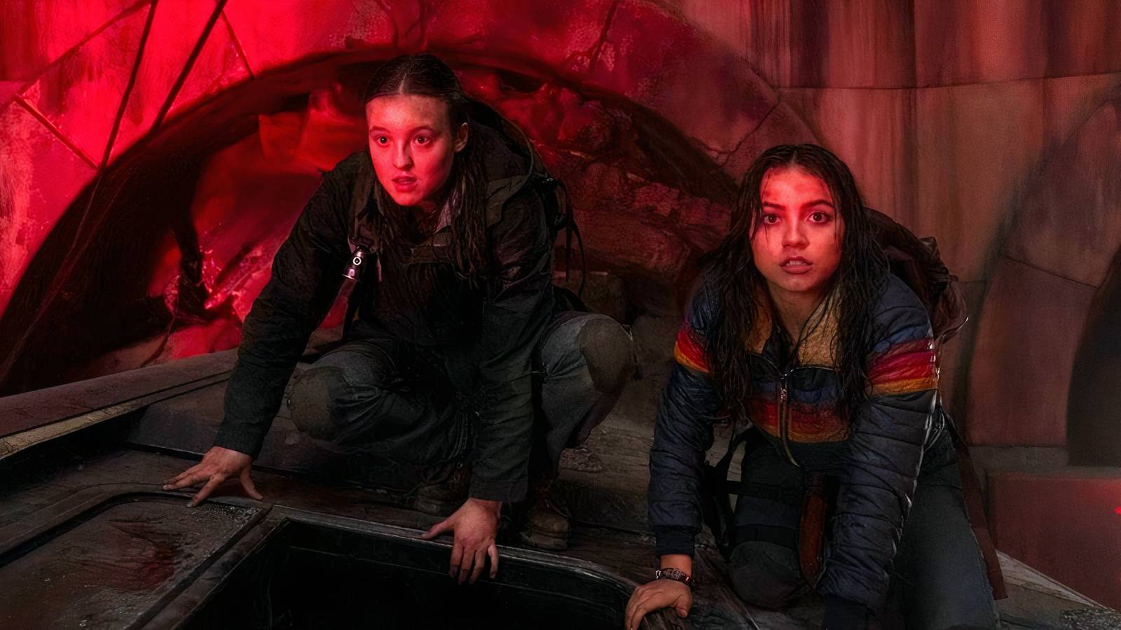 dina and ellie in the last of us season 2