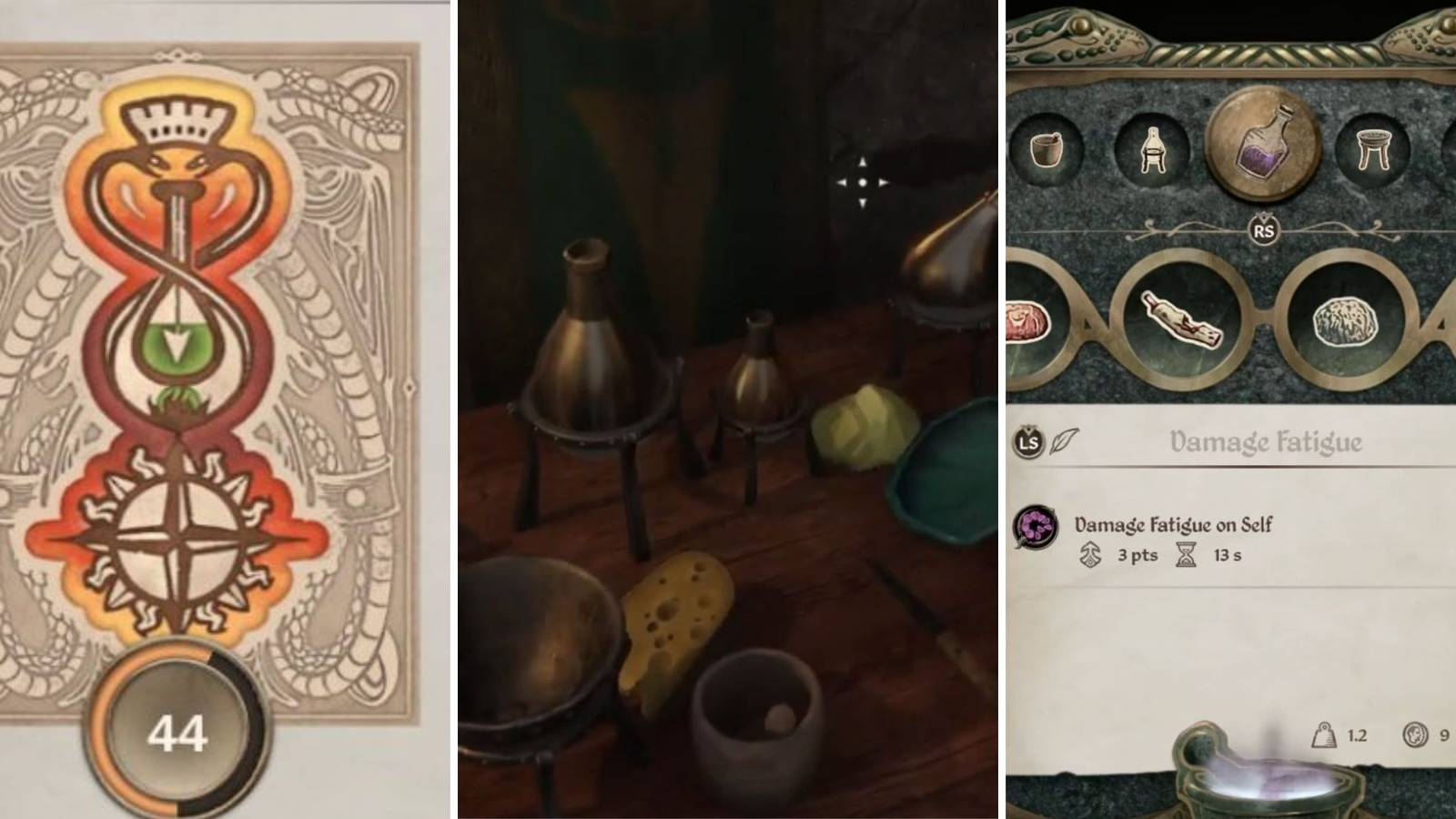 A grid showing Alchemy in Oblivion Remastered