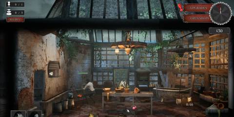 A player gardening in Ravenous Devils