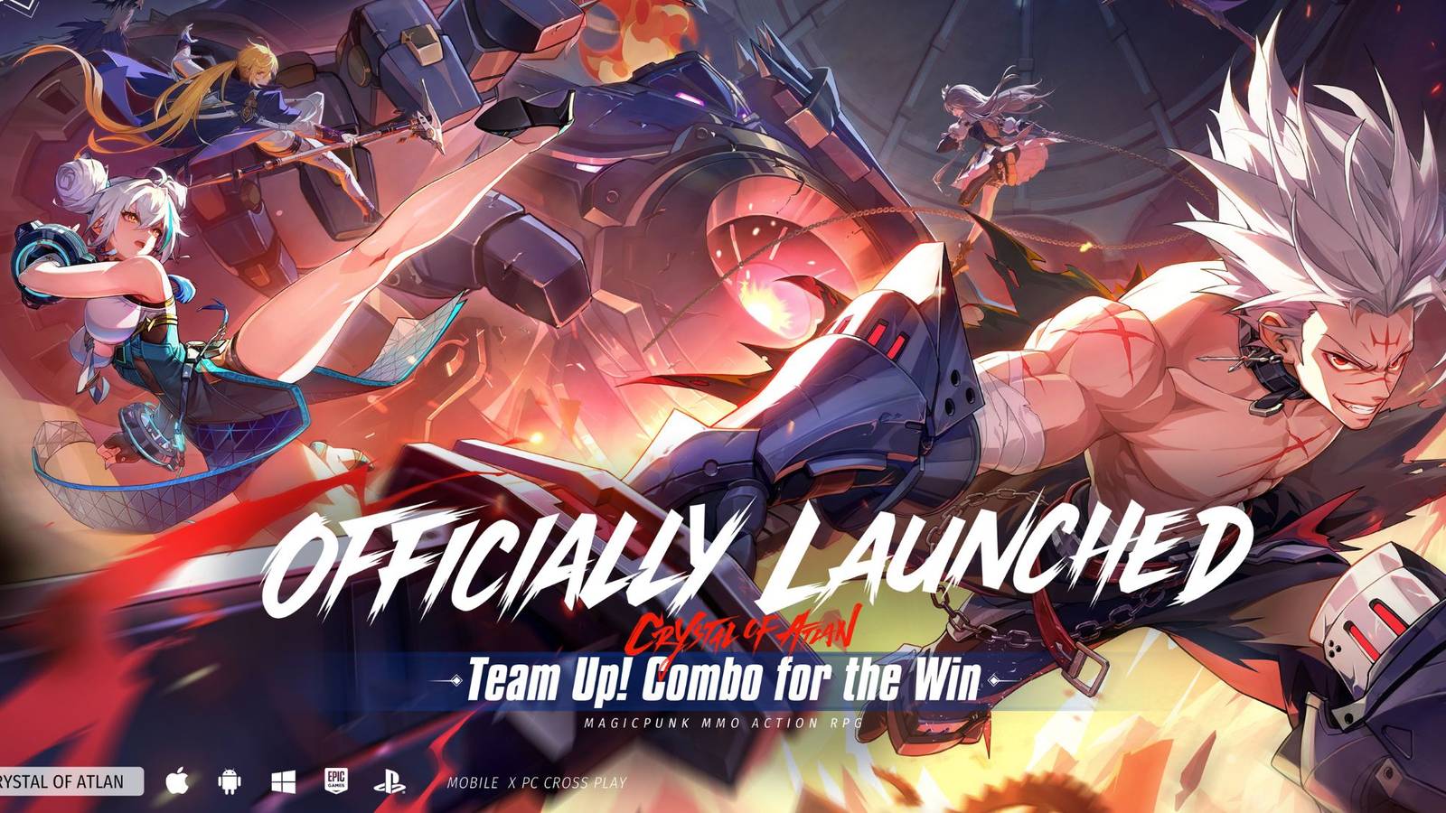 Image of Crystal Of Atlan, showing the official launch release dates.