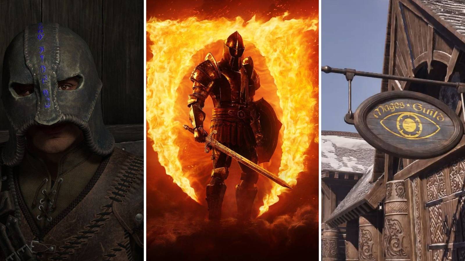 A grid showing Oblivion Remastered