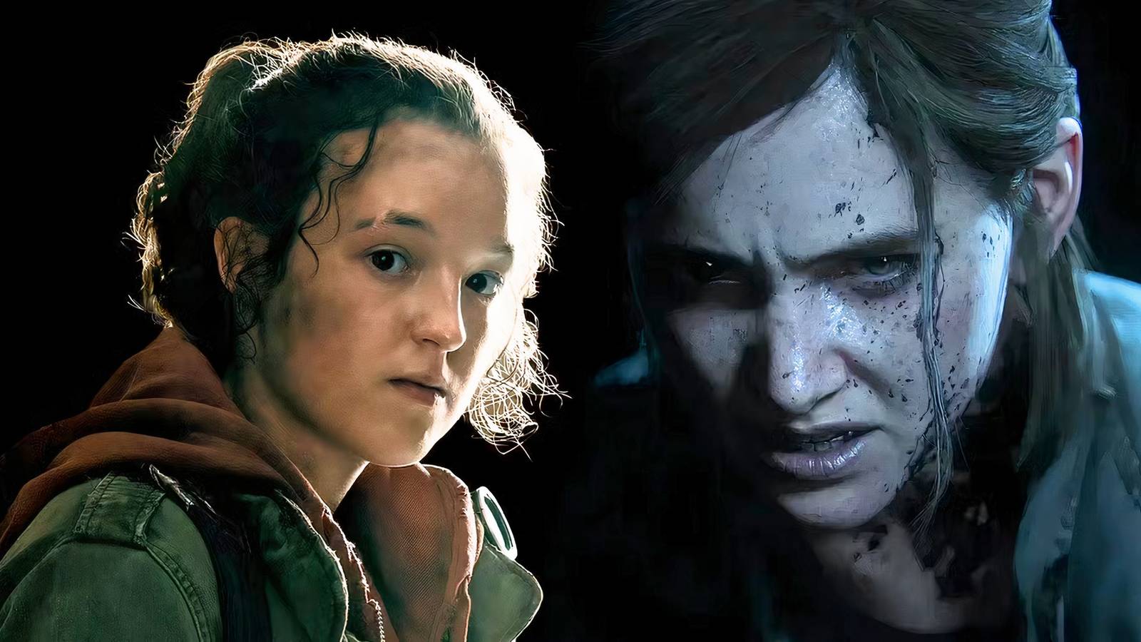 Ellie in HBO's The Last of Us and Ellie in The Last of Us Part 2