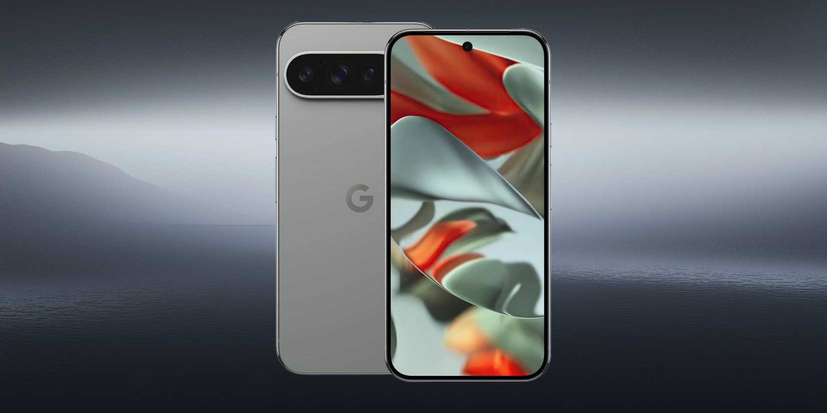 Image of the 9 pro xl with a black background.