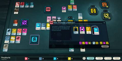 Promoting a believer in Cultist Simulator