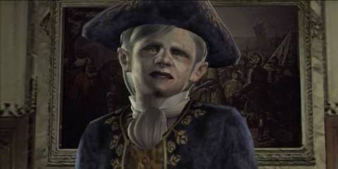 Ramon Salazar looking annoyed in Resident Evil 4 
