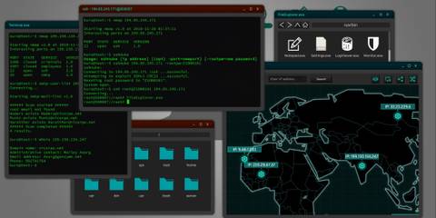A player looking at IP Addresses in Grey Hack