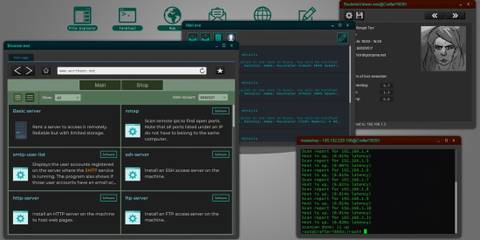 A player looking at a student file in Grey Hack