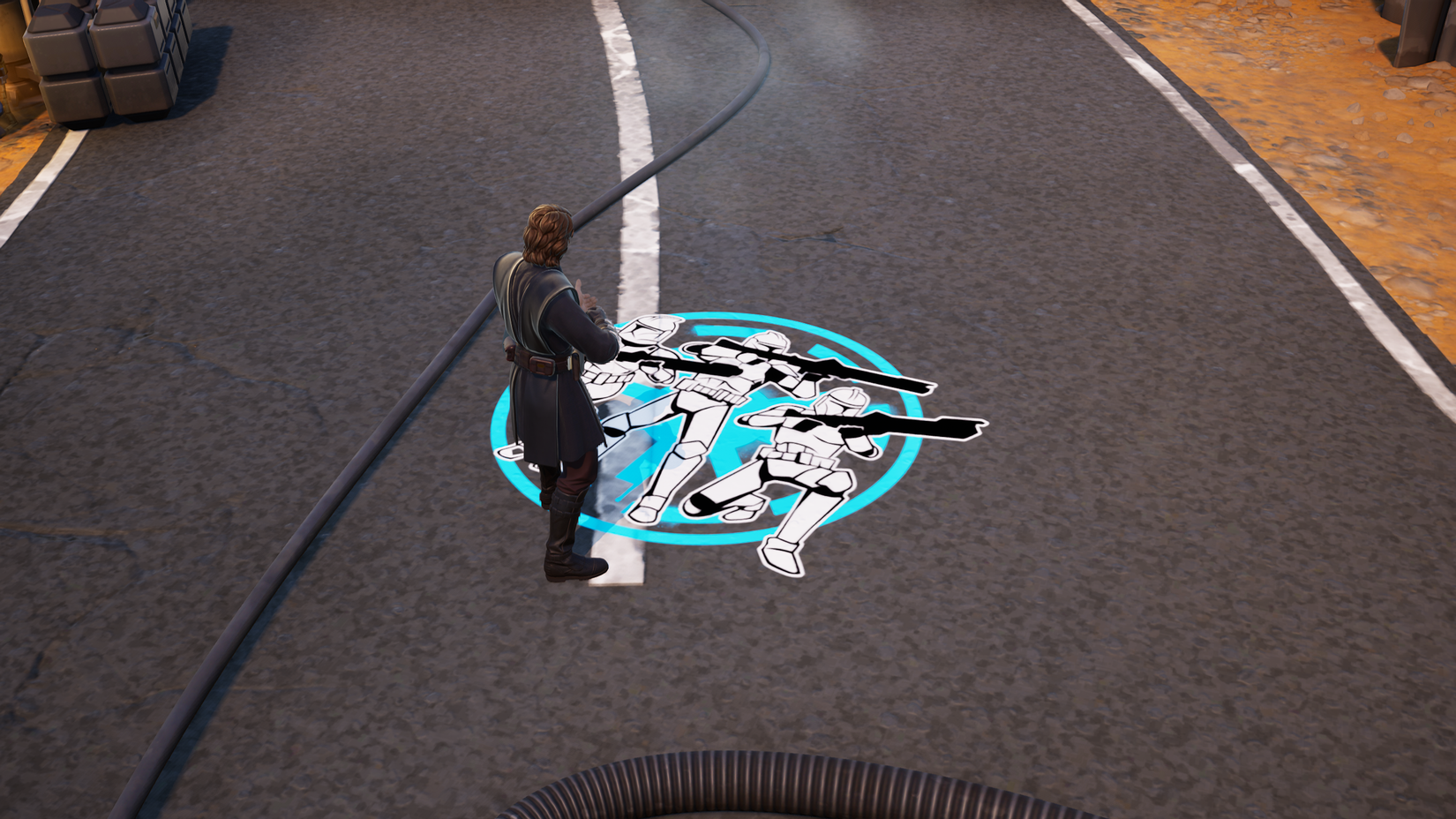 using a spray at the republic outpost