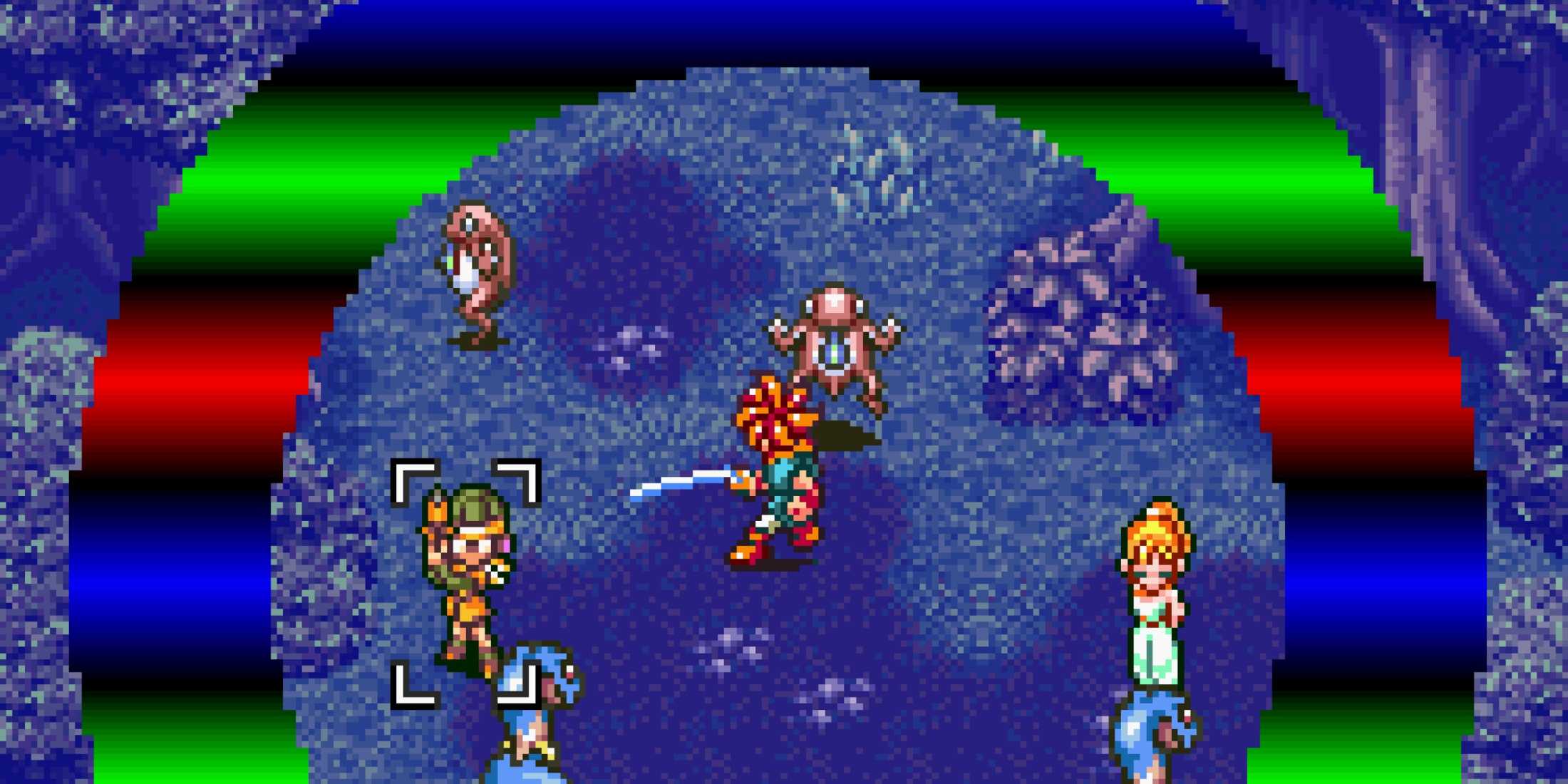 5 Game RPG Turn-Based Klasik yang Layak Mendapat Nilai Sempurna 10/10 27 Using Aura Whirl in Chrono Trigger
