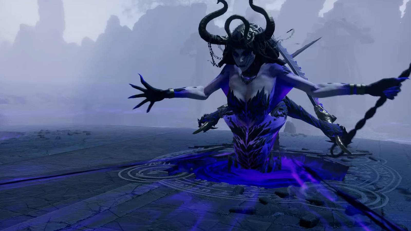 V Rising Invaders of Oakveil Megara boss fight