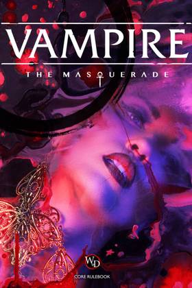 Vampire The Masquerade TTRPG Tag Page Cover Art
