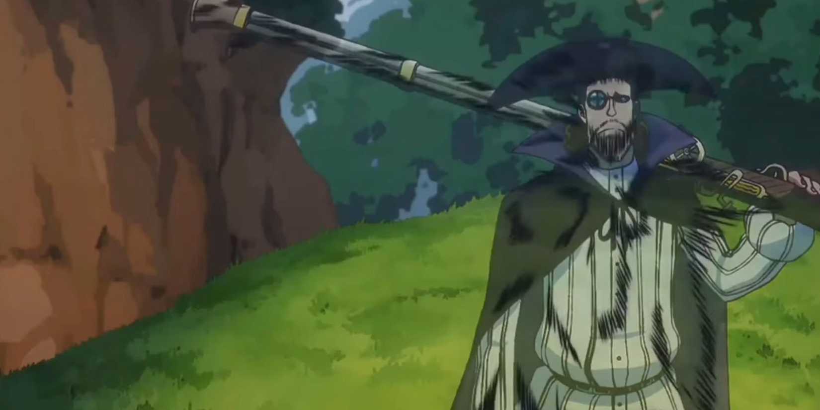 Van Augur warping around with his Devil Fruit - One Piece