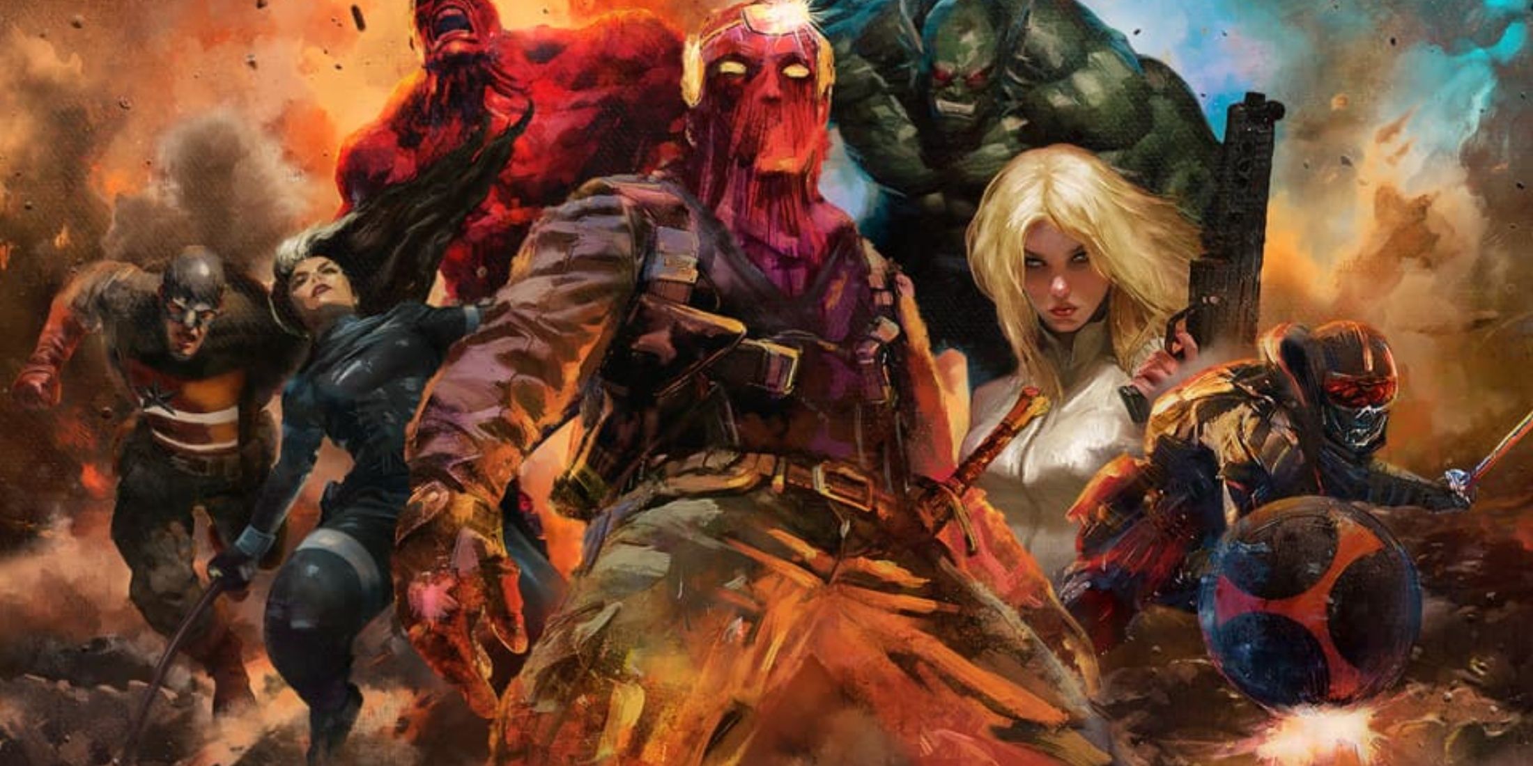 Various Thunderbolts in Marvel Snap