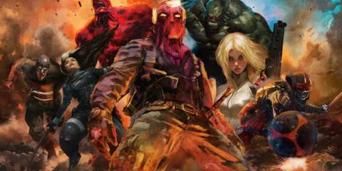 Various Thunderbolts in Marvel Snap