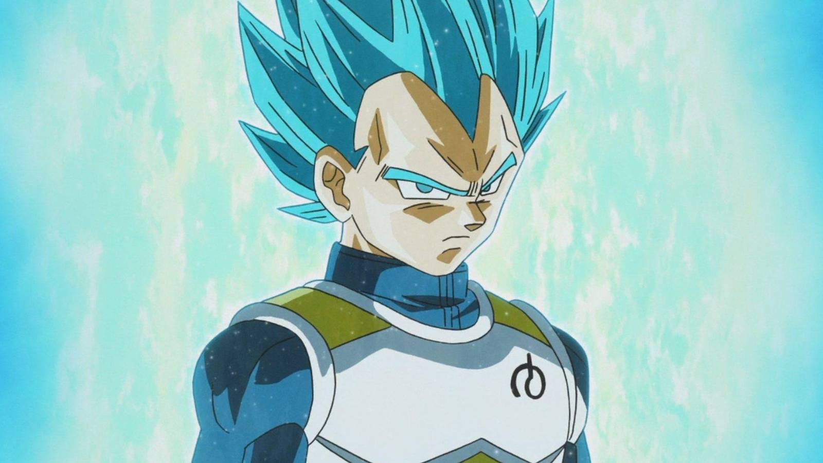 picture: vegeta blue evolved in dragon ball super.