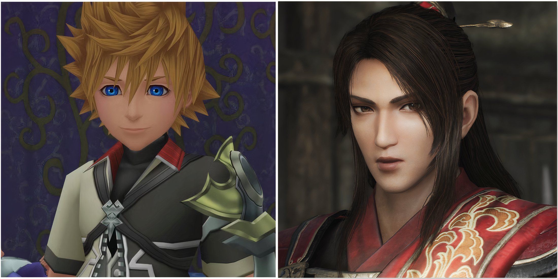 Ventus in Kingdom Hearts Birth By Sleep and Zhou Yu in Dynasty Warriors Origins