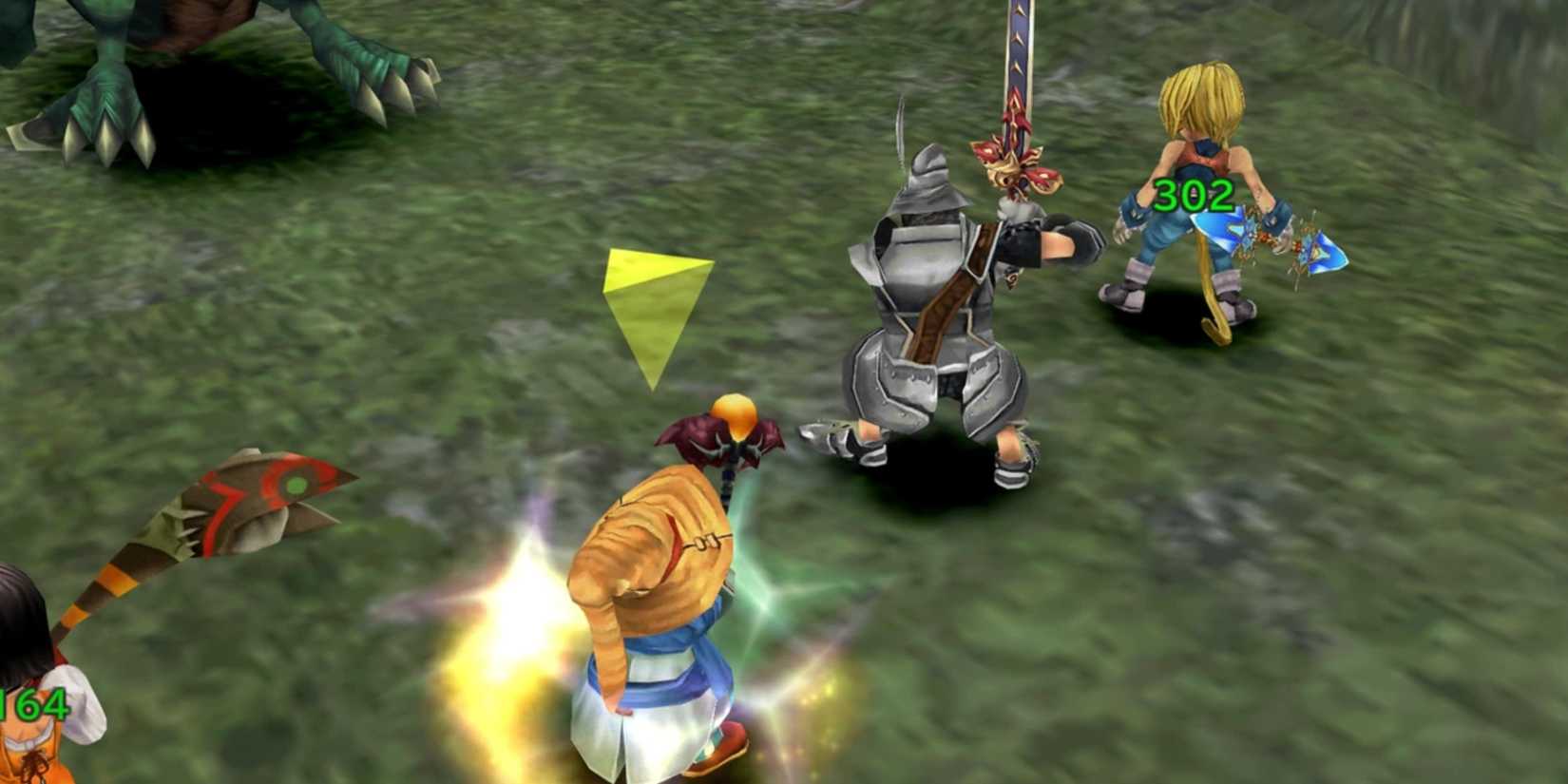 Vivi casting Firaga Sword in Final Fantasy 9