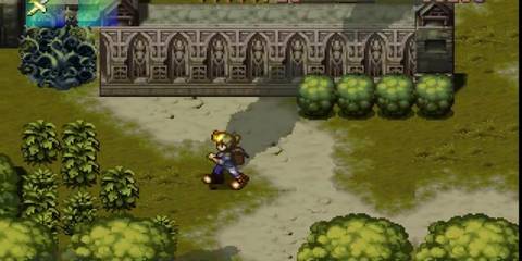 Walking in a town in Alundra