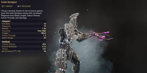 Warframe Coda Synapse