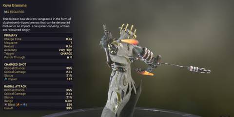 Warframe Kuva Bramma