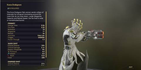 Warframe Kuva Drakgoon