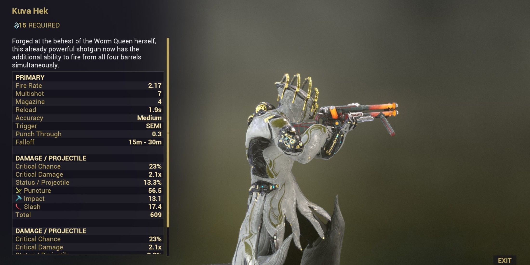 Warframe Kuwa Hek