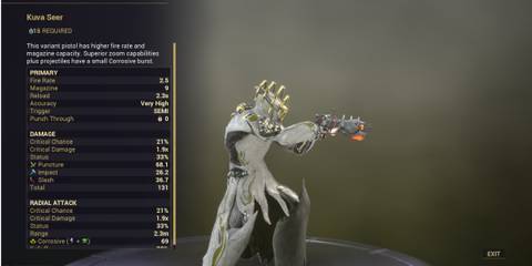 Warframe Kuva Seer