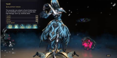 Warframe Yareli