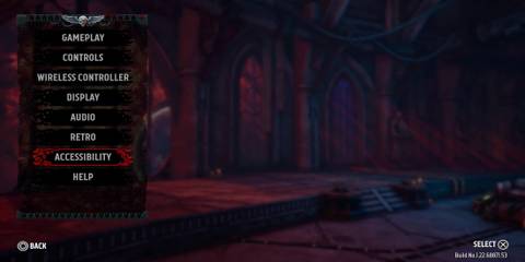 The Accessibility Option In The Menu 