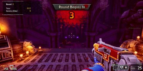 The Player Starting The First Round Of Horde Mode