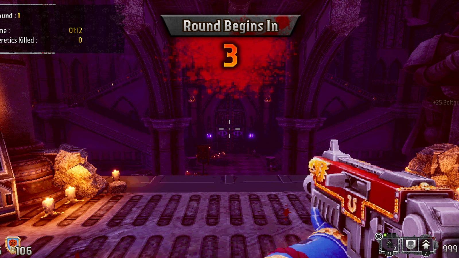 The Player Starting The First Round Of Horde Mode