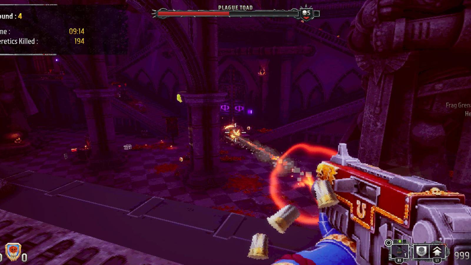 The Player Shooting With Infinite Ammo 