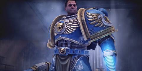 Warhammer 40k Space Marine 1 Master Crafted Edition Captain Titus cowboy shot