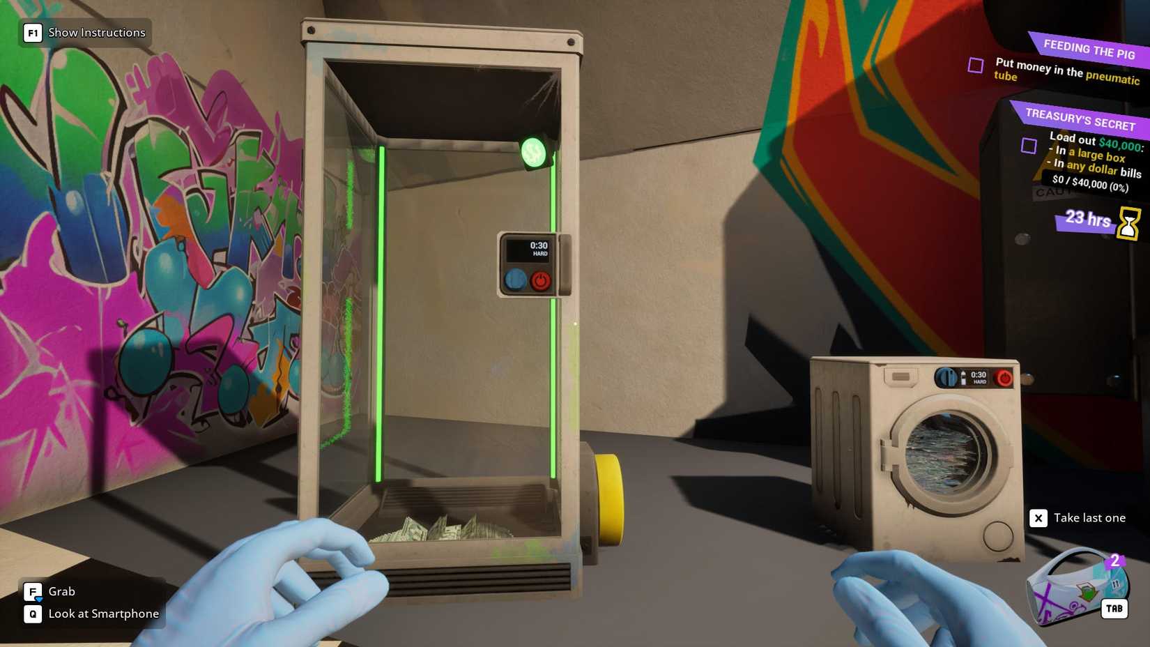 Washing Machine and Dryer Cash Cleaner Simulator