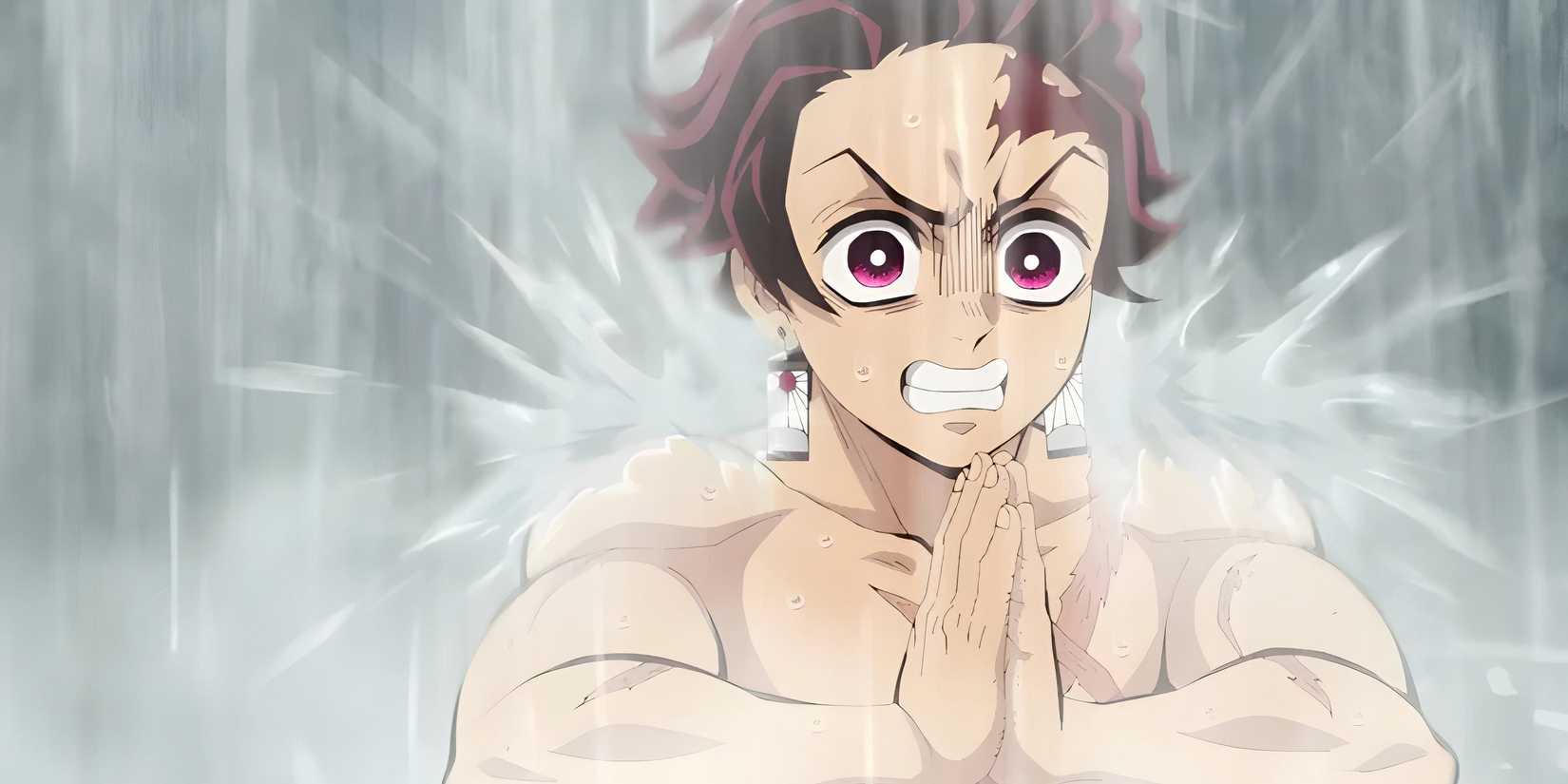 Waterfall training demon slayer