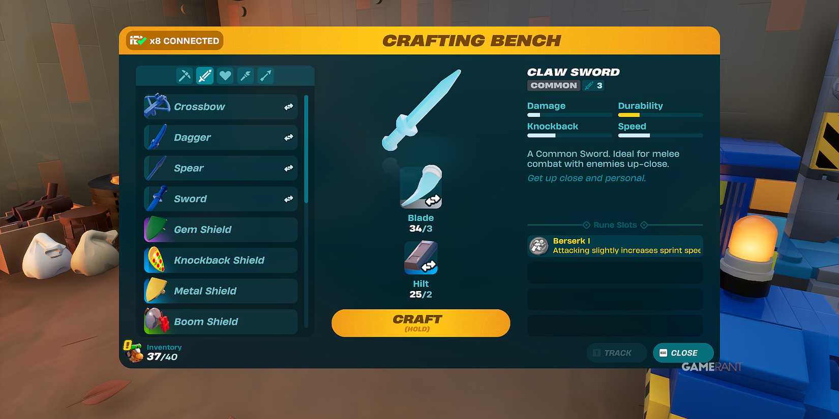 What Are Artic Claws Used For In LEGO Fortnite Odyssey