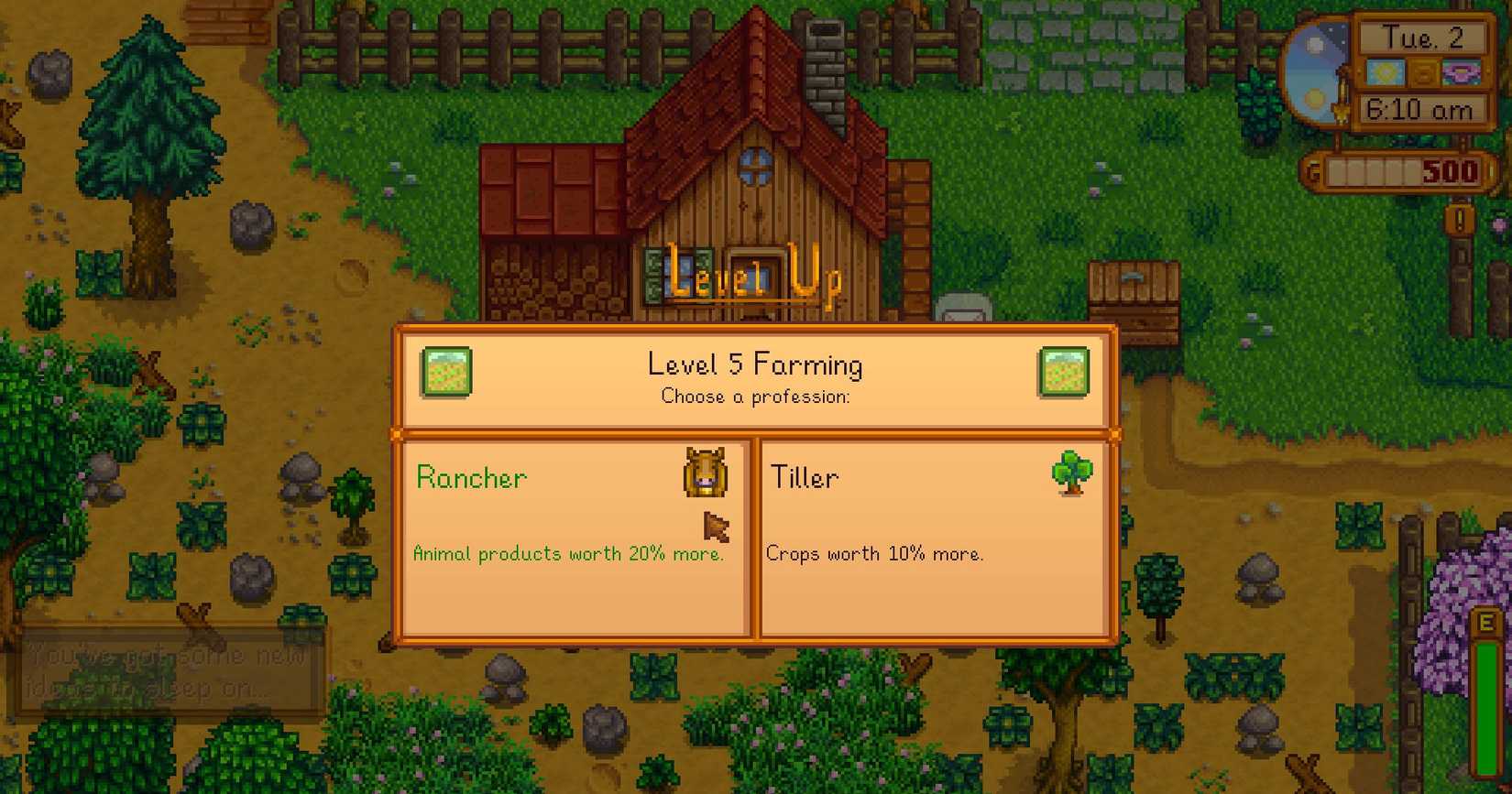 When To Choose Rancher in Stardew Valley