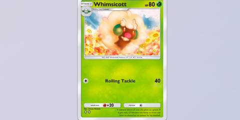 Whimsicott Genetic Apex In Pokemon TCG Pocket