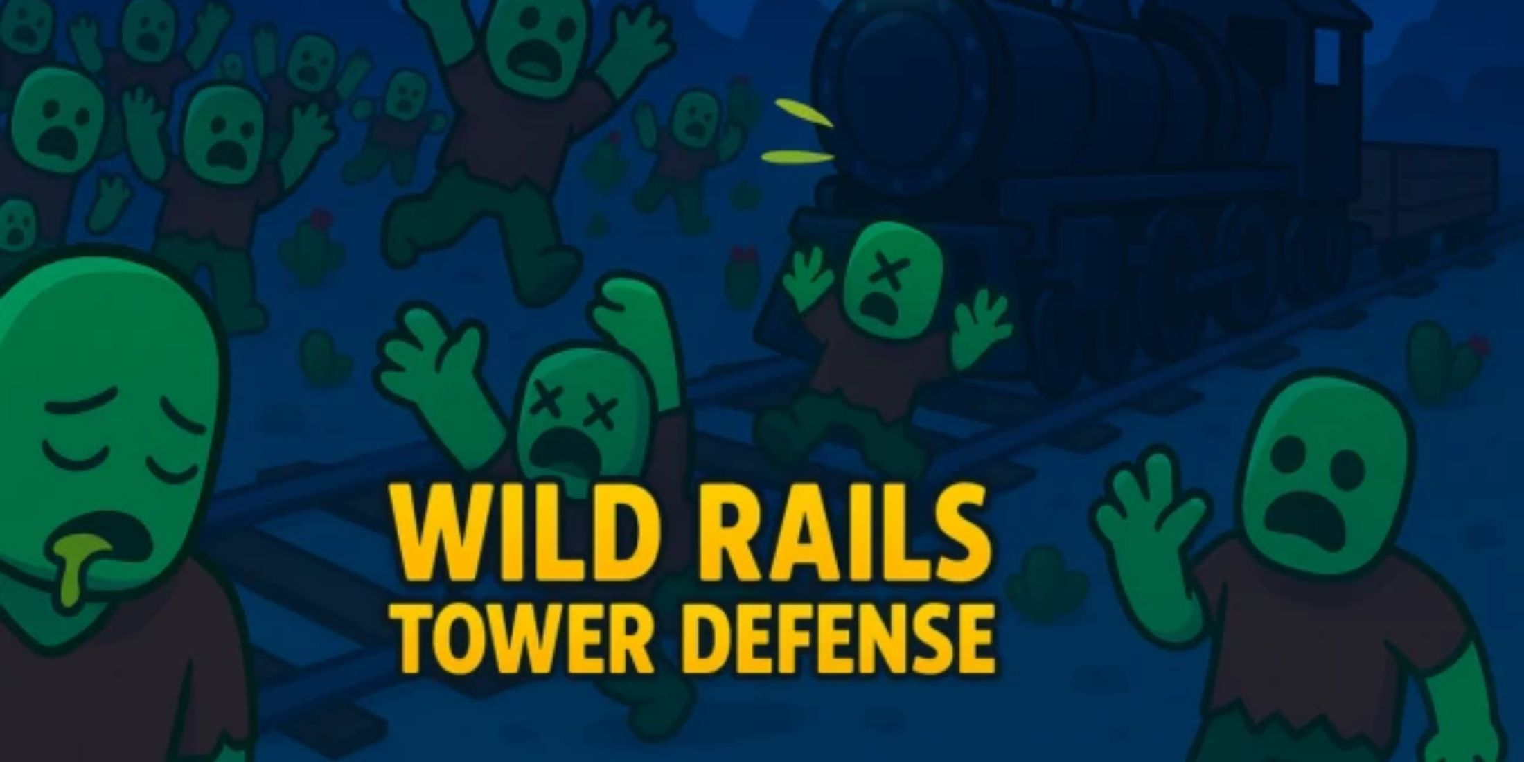 Wild Rails Tower Defense zombies