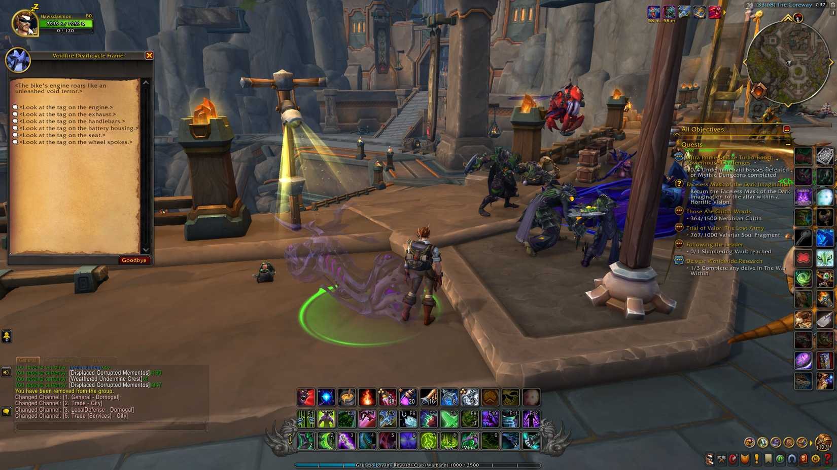 wow how to get the voidfire deathcycle 4