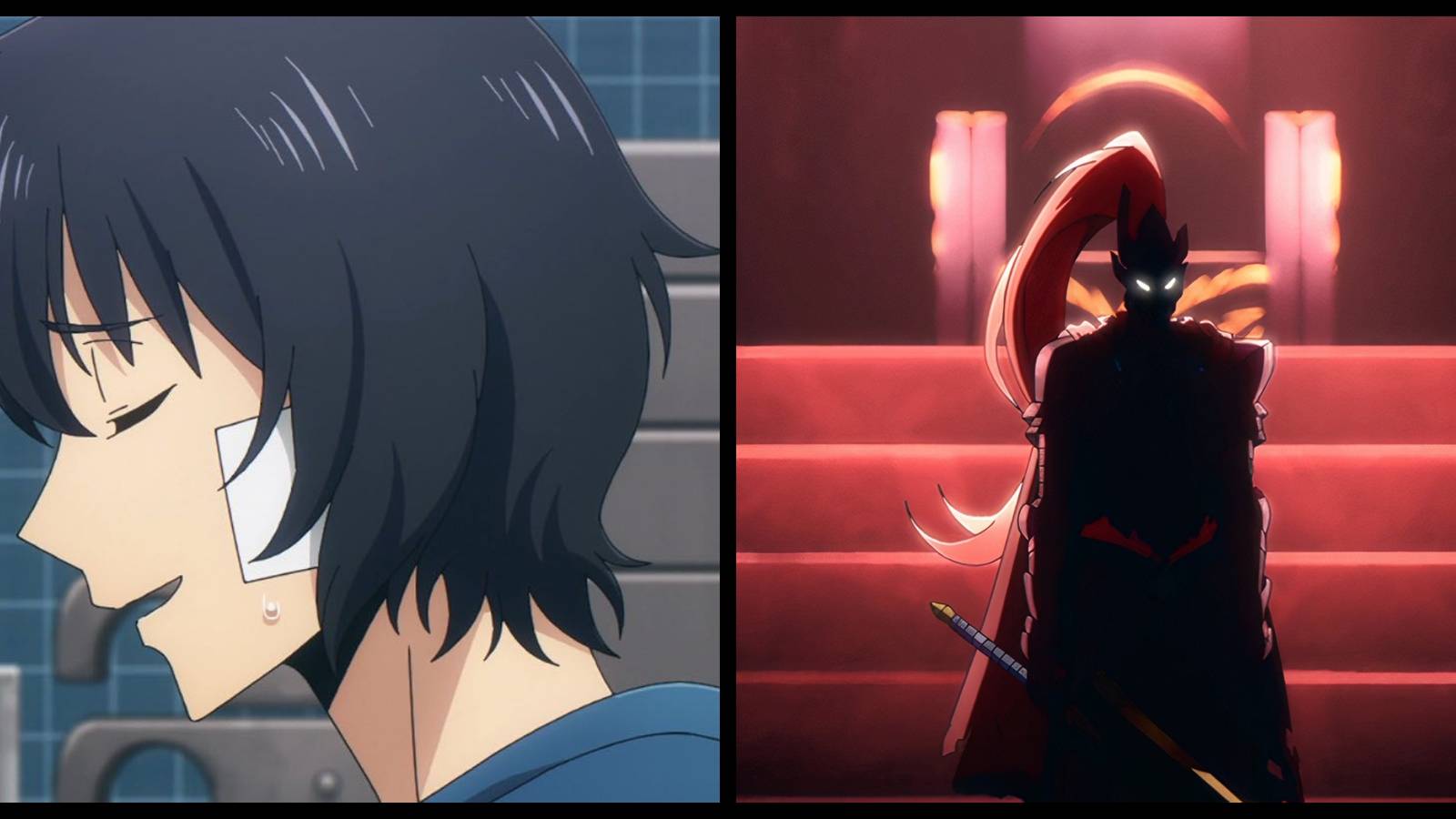 young jinwoo and igris side by side