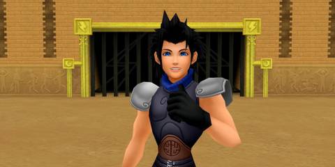 Zack in Kingdom Hearts Birth By Sleep