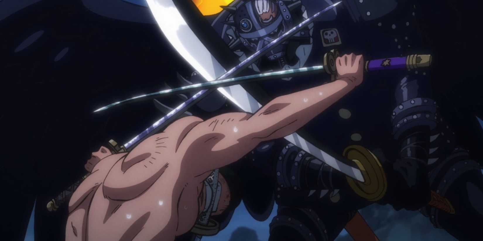 King dalam wujud Ryu Ryu no Mi Model Pteranodon, Devil Fruit terbang di One Piece