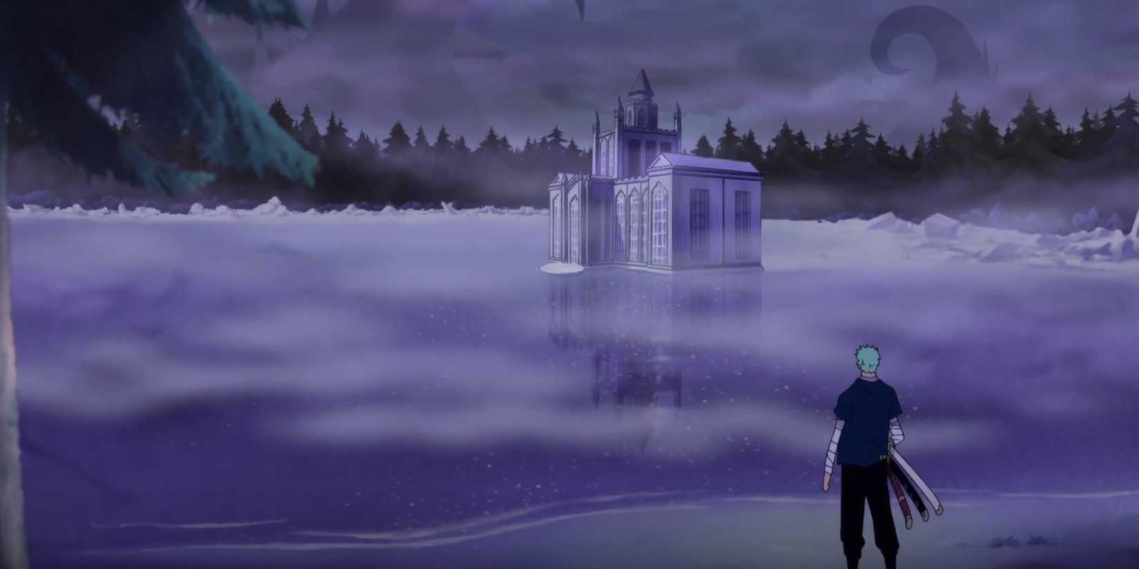 Zoro lost on Kuraigana Island