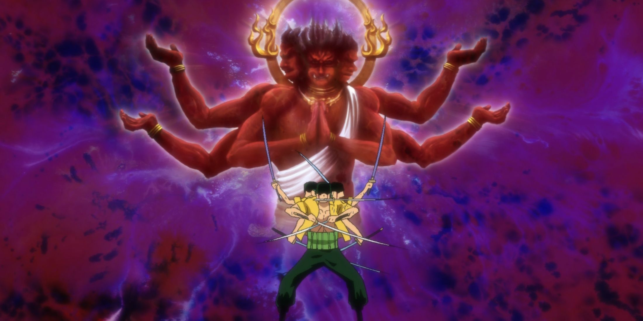 Zoro reveals his Nine Sword Style - One Piece