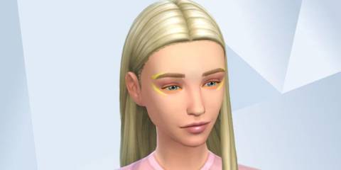 An image of Jules from Euphoria recreated in The Sims 4